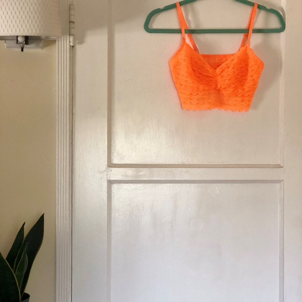 PINK Orange party bra